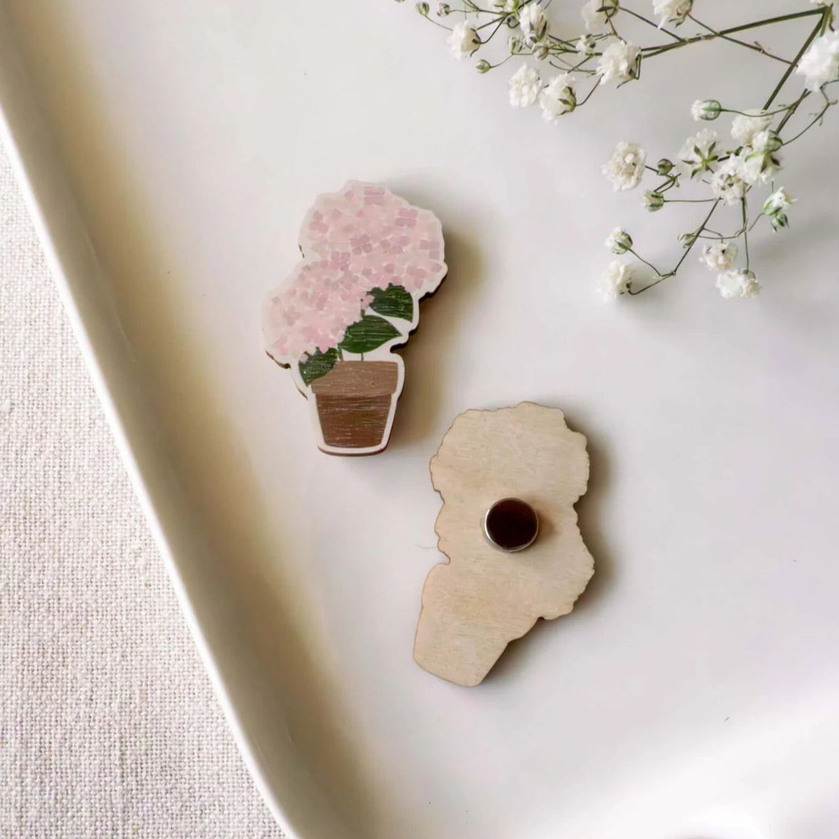 Saima Visualsin Hortensia jääkaappimagneetti Kaarnavillan verkkokaupassa