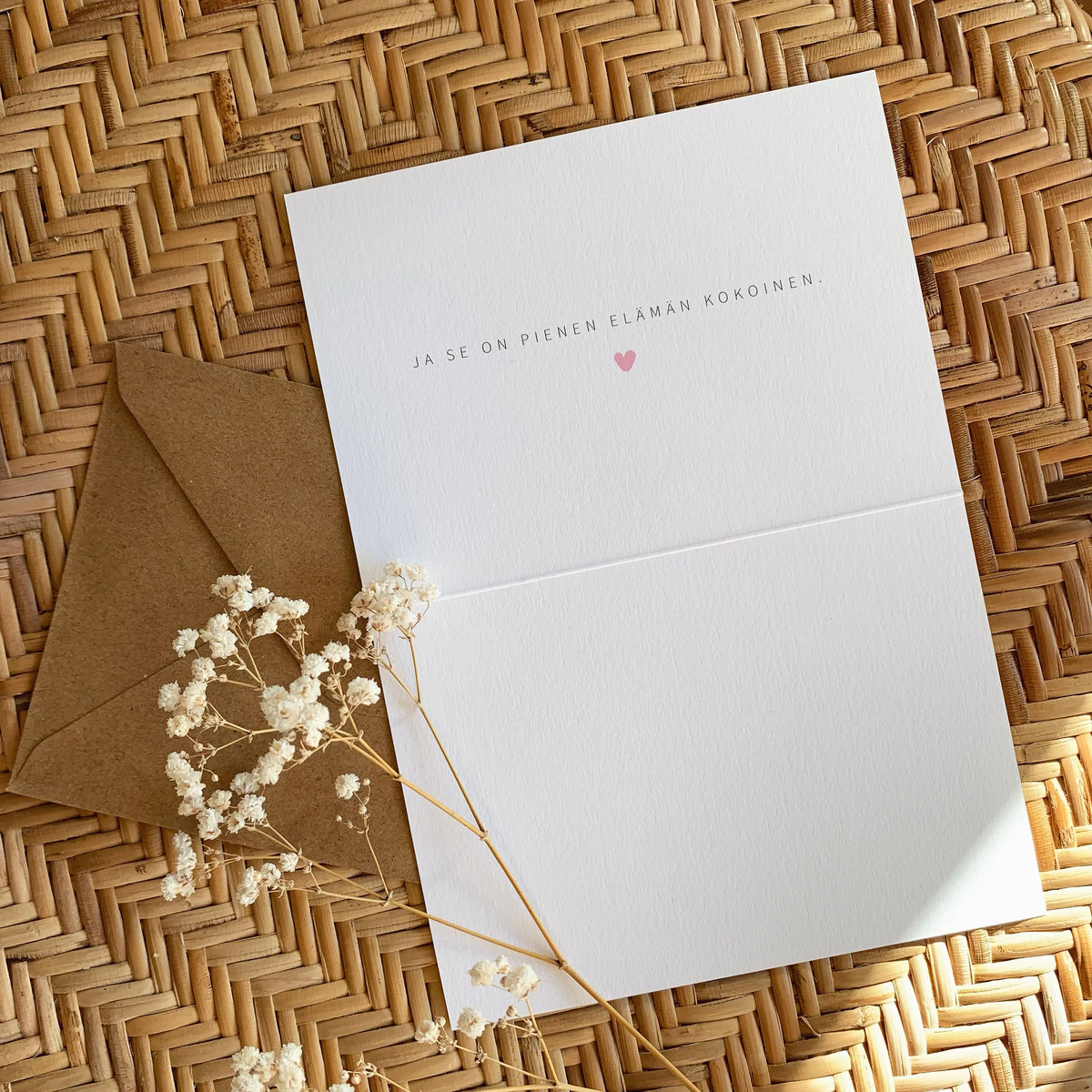 Secret - two-part card A6