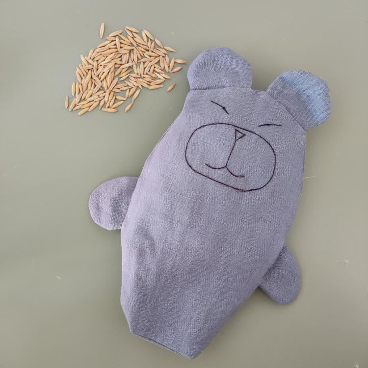 Nalle-kaurakamu, pestävällä päällisellä (eri värejä)