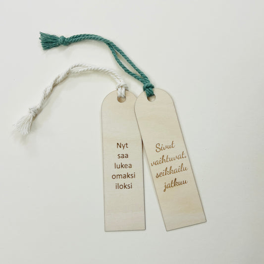 Wooden bookmark for a graduate (various colors and texts)