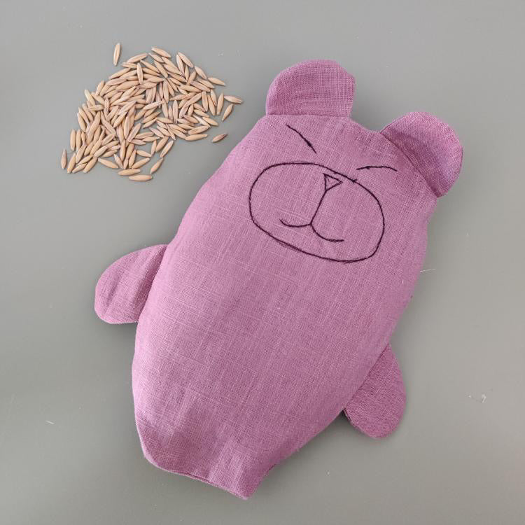 Nalle-kaurakamu, pestävällä päällisellä (eri värejä)