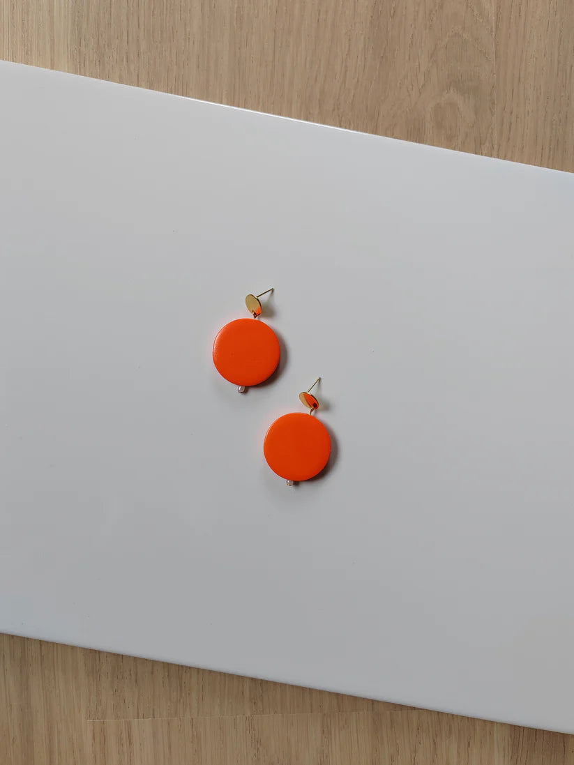 Aada earrings, surgical steel (various colors)