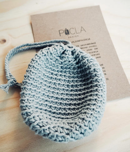 Crocheted fake wasp nest
