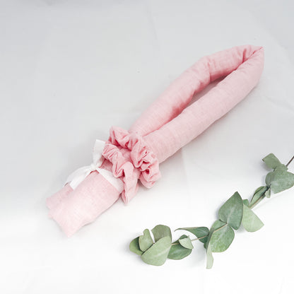 Adeliina-kiharrussetti, 3-osainen, 100 % pellavaa