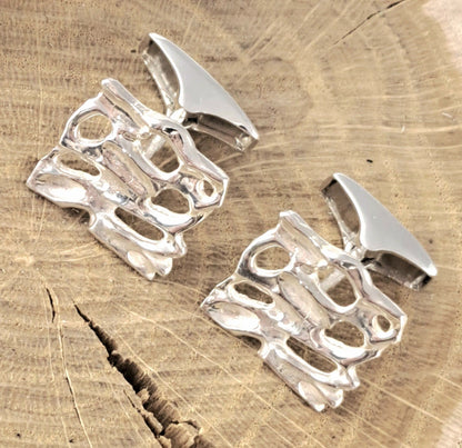 Jäävirta cufflinks, silver