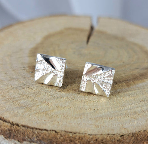 Kajastus earrings, silver