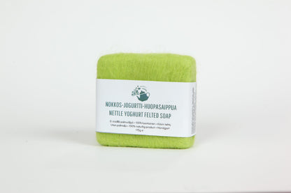Nettle-yogurt-felt soap, 50 g