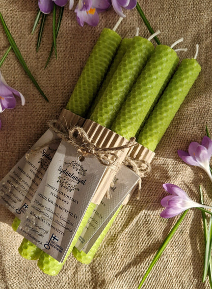 Beeswax candle (different colors)