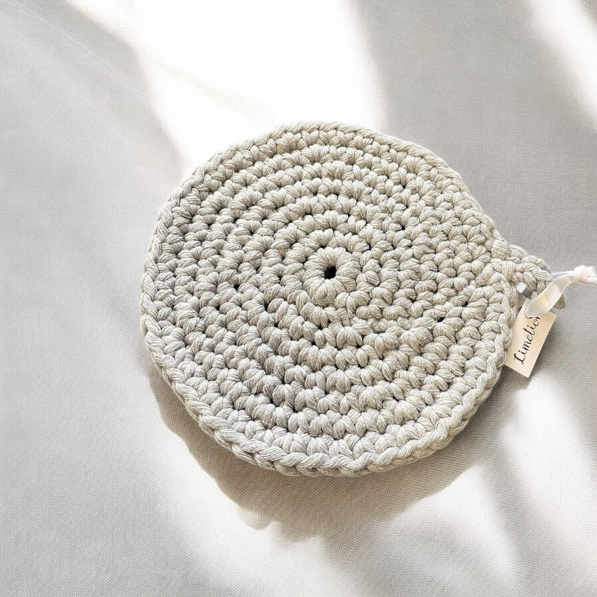 Pot holder, recycled cotton blend (various colors)