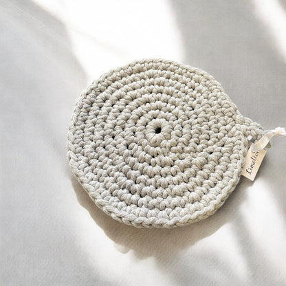 Pot holder, recycled cotton blend (various colors)
