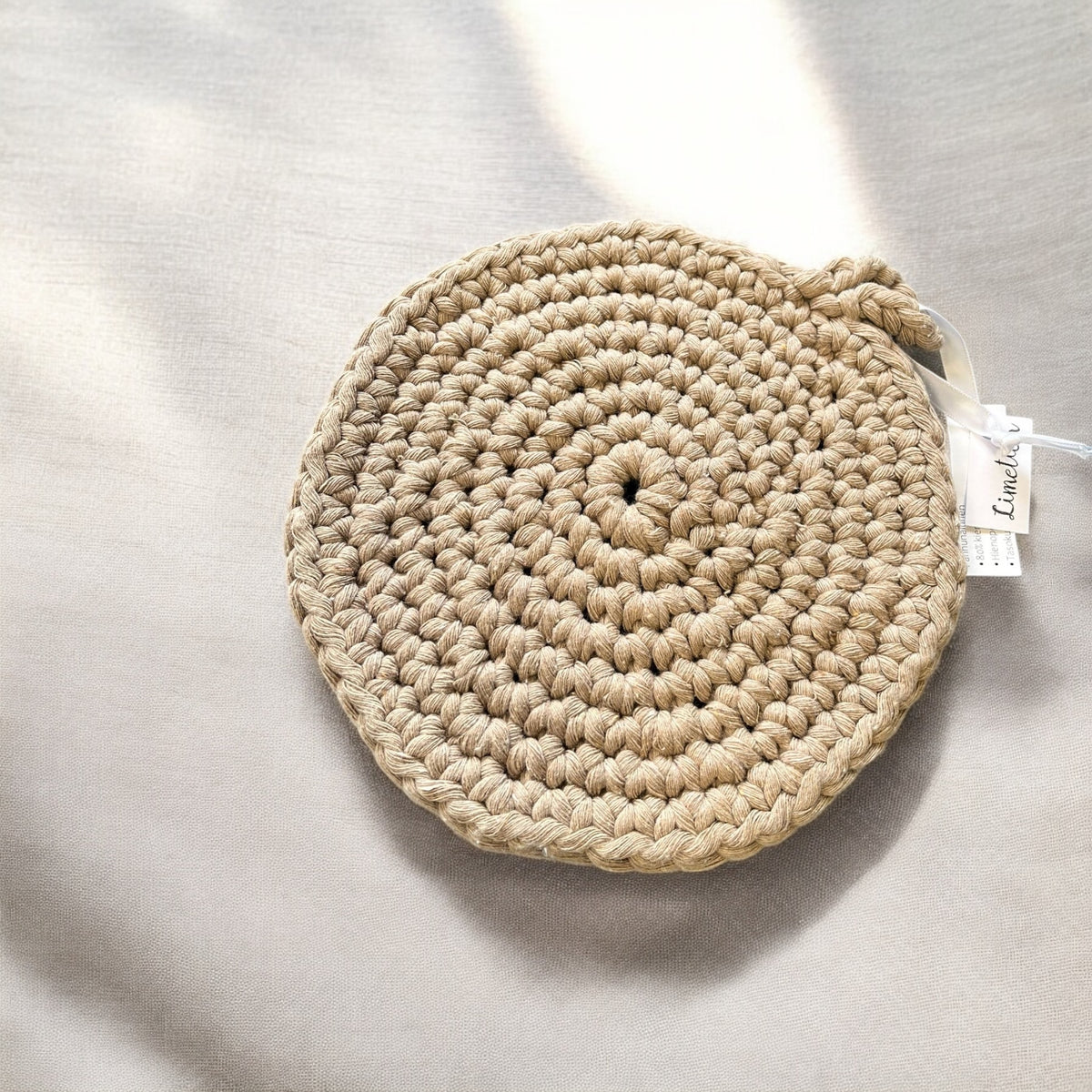 Pot holder, recycled cotton blend (various colors)