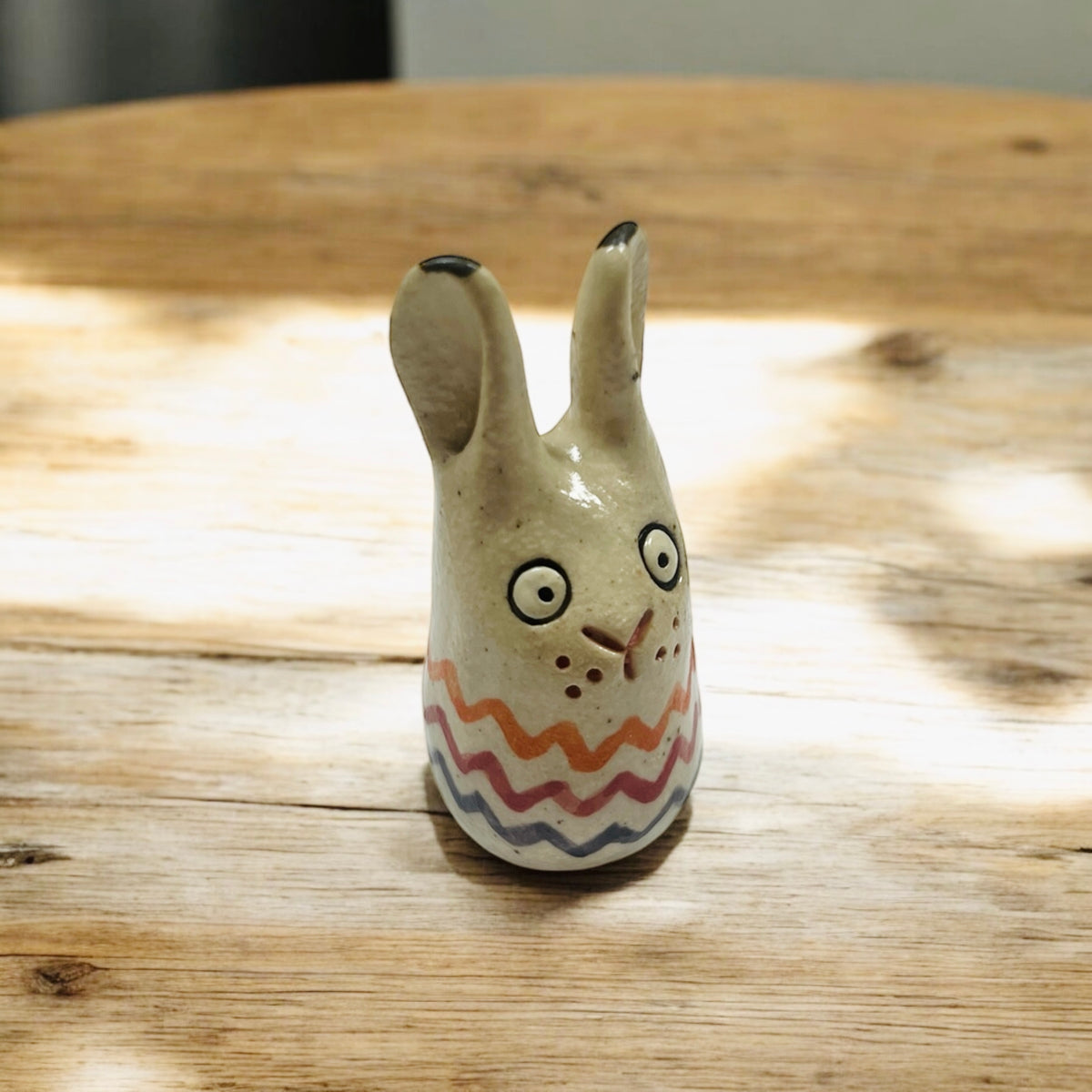 Bunny family minifigures, ceramic (various sizes)