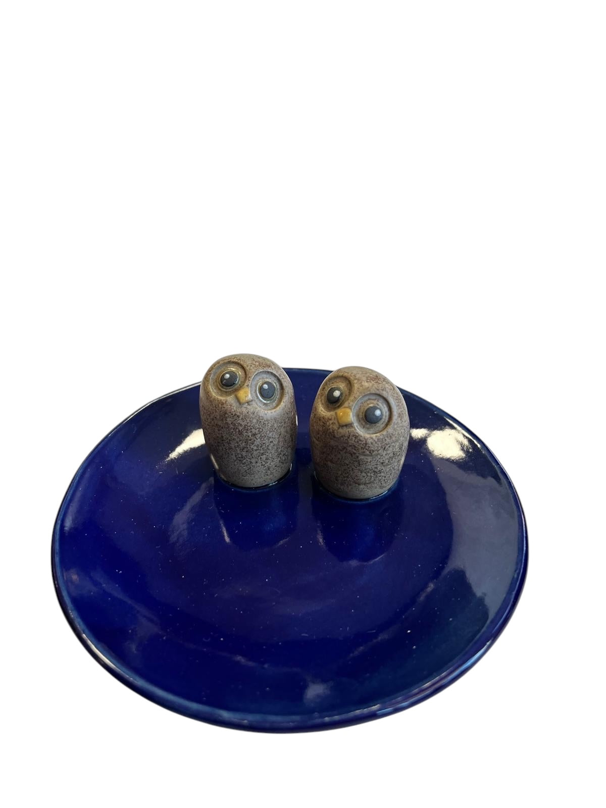 Owl coaster, ceramic (various colors)