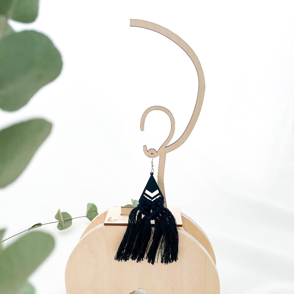 Macrame-korvikset Picla
