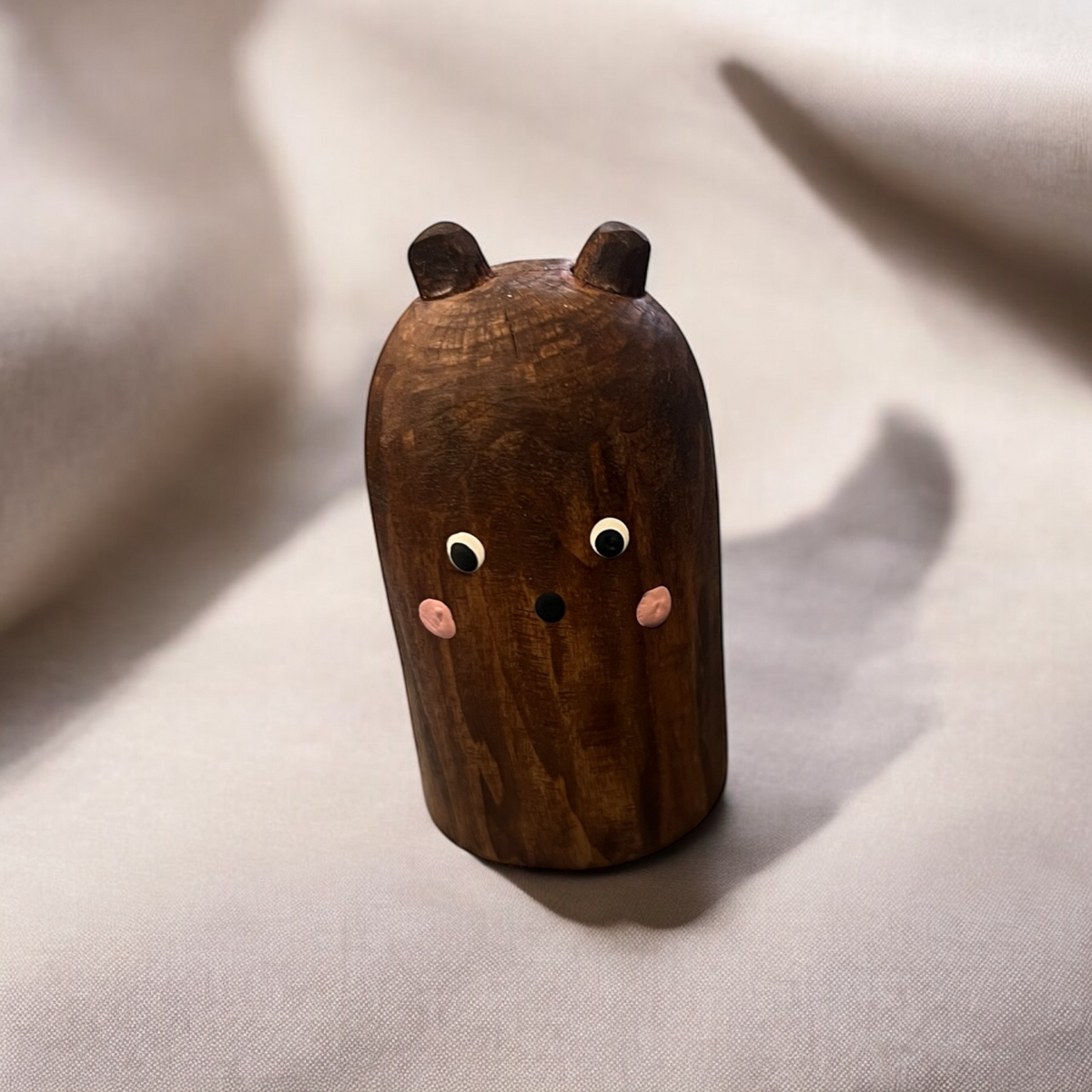 Wooden figure, teddy bear or bunny (various options)
