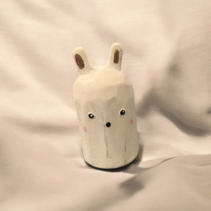 Wooden figure, teddy bear or bunny (various options)