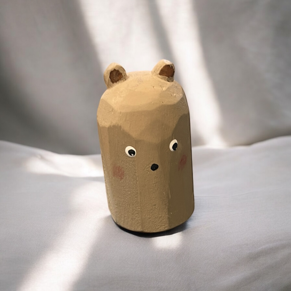 Wooden figure, teddy bear or bunny (various options)