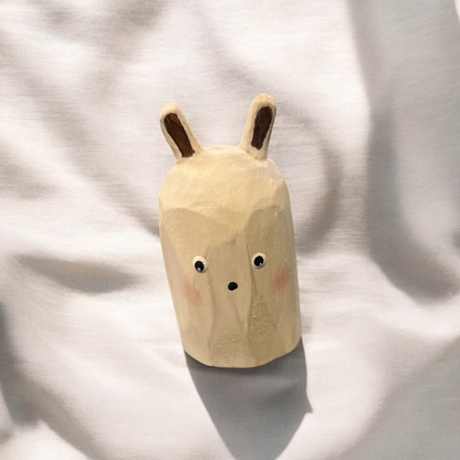 Wooden figure, teddy bear or bunny (various options)