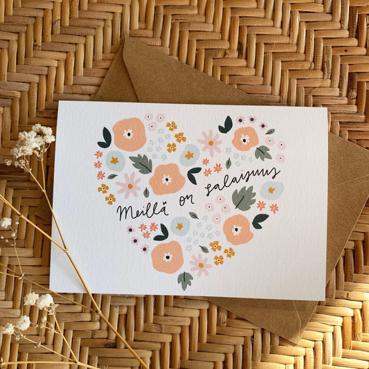 Secret - two-part card A6