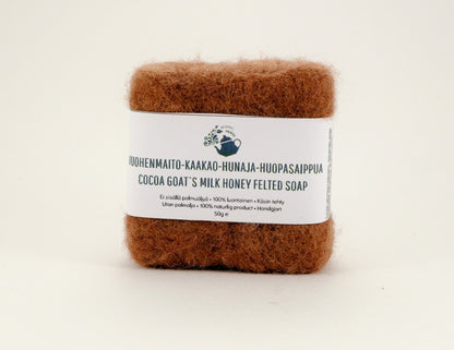 Vuohenmaito-kaakao-hunaja -huopasaippua, 50 g