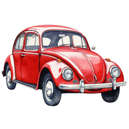 punainen auto