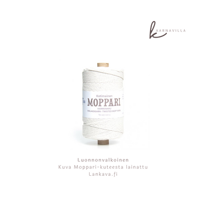 Macrame väri luonnonvalkoinen
