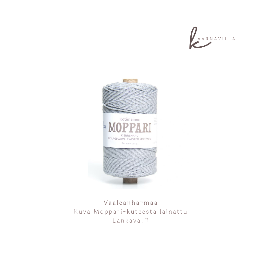 Diy macrame avaimenperä Kaarnavillan verkkokaupassa Vaaleanharmaa