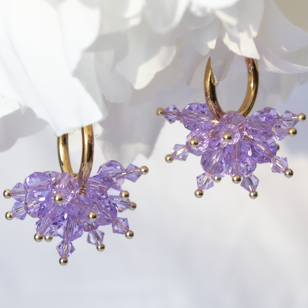 Lummililli Crystal-Tassel korvikset x Kaarnavilla 
